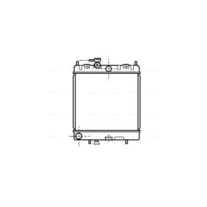 Arrefecedor do motor AVA COOLING DN2128