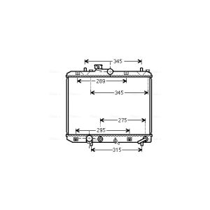 Arrefecedor do motor AVA COOLING SZ2112
