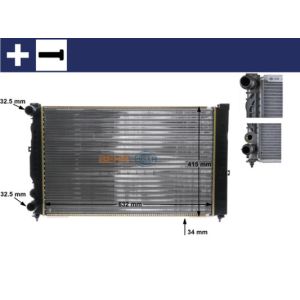 Arrefecedor do motor MAHLE CR 647 000S