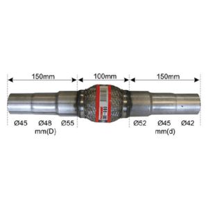 Silenciador de sistema de escape BOSAL 265-003