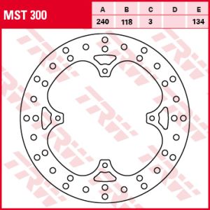Jarrulevy TRW MOTO MST300