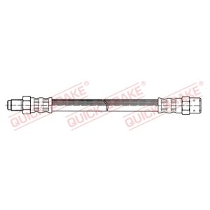 Tubo do travão flexível traseiro, esquerdo QUICK BRAKE 32.003