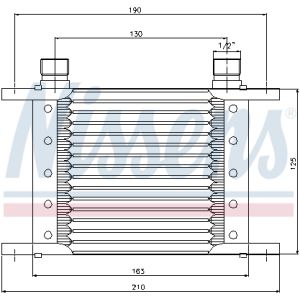 Radiatore olio NISSENS 90063