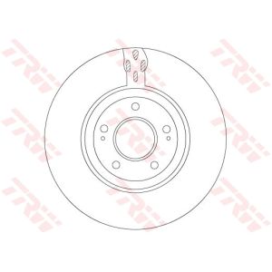 Bromsskiva TRW DF7302S