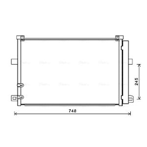 A/C-kondensor AVA COOLING VN5369D