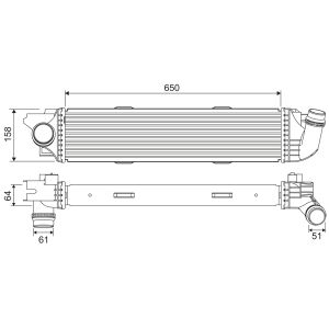 Refroidisseur d'air de suralimentation VALEO 818299