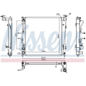 Radiator NISSENS NIS 666220