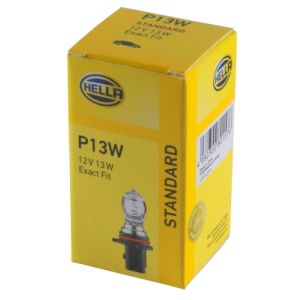 Lâmpada Halogen HELLA P13W Standard 12V, 13W, 1 peça