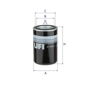 Filtro combustible UFI 24.A02.00