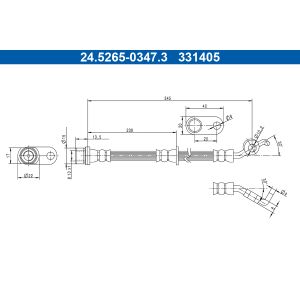 Remleiding ATE 24.5265-0347.3