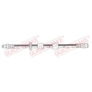 Tubo do travão flexível traseiro, esquerdo QUICK BRAKE 32.960