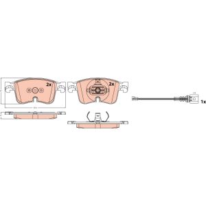 Remblokset TRW GDB2568
