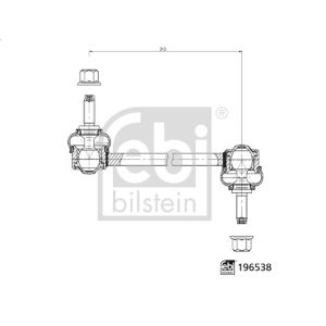 Stange/Strebe, Stabilisator FEBI BILSTEIN 196538