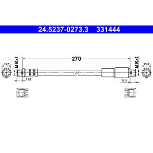 Bremsschlauch ATE 24.5237-0273.3