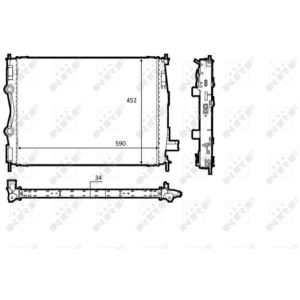 Kühler, Motorkühlung NRF 58539