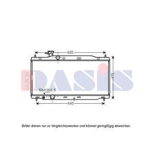 Motorkühler AKS DASIS 100080N