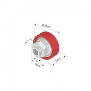 Rouleau de toit CARGOPARTS CARGO-E236