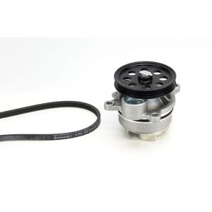 Waterpomp + Multi V-riemset CONTITECH 3PK725 ELAST WP1
