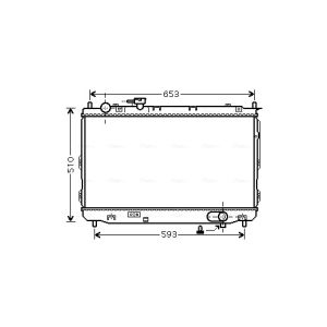 Arrefecedor do motor AVA COOLING KAA2084