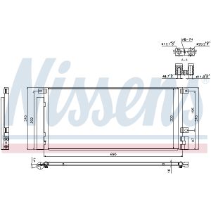 Condensator, airconditioning NISSENS NIS 940388