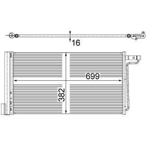 A/C-kondensor MAHLE AC 29 000S