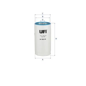 Kraftstofffilter UFI 24.163.00