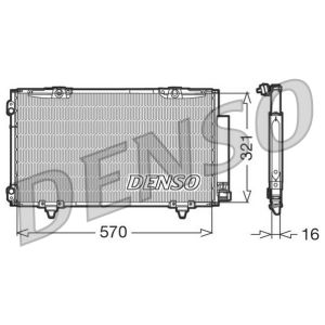 A/C-kondensor DENSO DCN50011