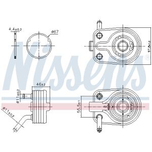 Ölkühler NISSENS NIS 91447