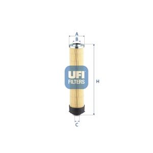 Filter, hydrauliek UFI 83.083.00