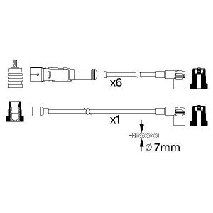 Zündleitungssatz BOSCH 0 986 356 336