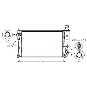 Arrefecedor do motor AVA COOLING PEA2131