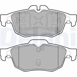 Kit de plaquettes de frein, frein à disque DELPHI LP2259, Arrière