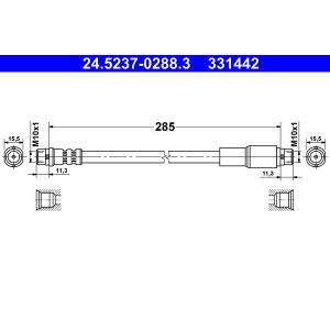 Flexible de frein ATE 24.5237-0288.3