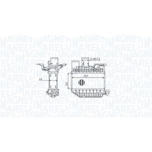 Ansaugluftkühler MAGNETI MARELLI 351319205310