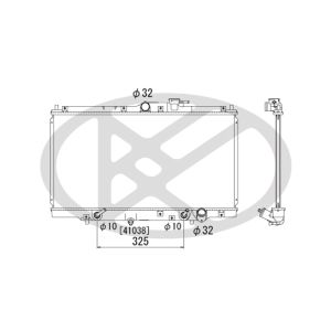 Raffreddatore motore KOYORAD PL080398T