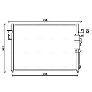 Condensator, airconditioning AVA COOLING DN5404D