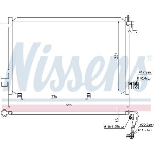 Condensador, aire acondicionado NISSENS 940108