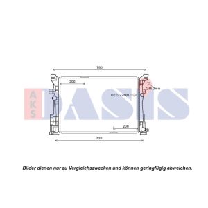 Motorkühler AKS DASIS 120112N