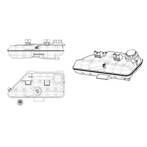 Tasaussäiliö, jäähdytysneste EASY FIT NRF 454045