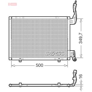 Kondensator, Klimaanlage DENSO DCN10064
