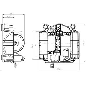 Sisäilman puhallin NRF 34281