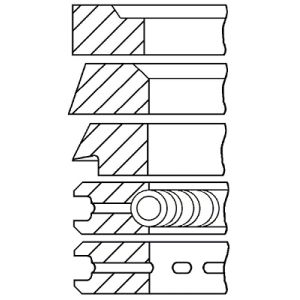 Kolbenringsatz GOETZE 08-314600-00