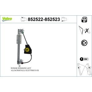 Regulador de janelas VALEO 852522