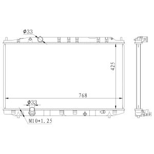 Radiator NRF NRF 59225