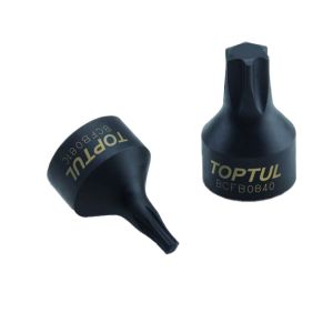Ponta de chave de encaixe com furo de 1/4" TORX TOPTUL BCFB0827