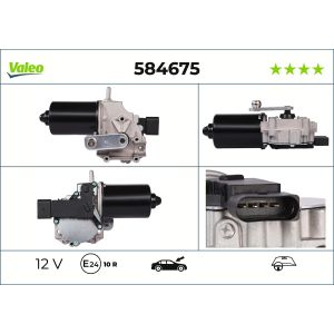 Motor, limpa para-brisas VALEO VAL584675