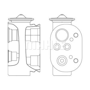 Expansionsventil, Klimaanlage MAHLE AVE 4 000S