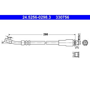 Flexible de frein ATE 24.5256-0298.3