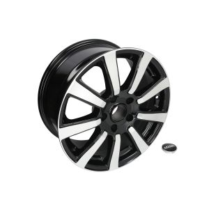 Aluminium velg 17 inch MAGMA Interio 5x120 8J ET30, Kleur Zwarte Lava Gepolijst