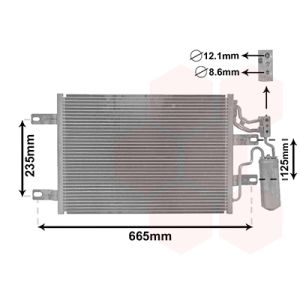 A/C-kondensor VAN WEZEL 37015394